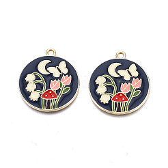Alloy Enamel Pendants&nbsp;X-ENAM-N055-113B