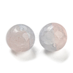 Transparent Spray Painting Crackle Glass Beads&nbsp;GLAA-L046-01A-21