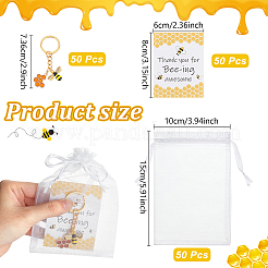 50Pcs Alloy Enamel Keychains&nbsp;KEYC-ME00007