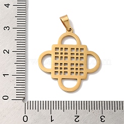 304 Stainless Steel Pendants&nbsp;STAS-U010-22G