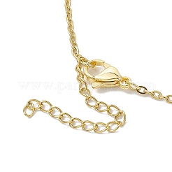 Crystal Stone Cage Pendant Necklaces&nbsp;NJEW-JN04760-03