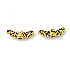 Tibetan Style Alloy Fairy Wing Beads&nbsp;TIBEB-6007-AG-FF