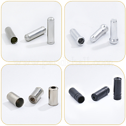 200Pcs 4 Style Nylon & Plastic & Aluminium Alloy & Brass Bike Brake Cable End Caps&nbsp;FIND-CA0005-48