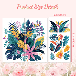 3 Sheets 3 Styles PVC Waterproof Decorative Stickers&nbsp;DIY-WH0404-091