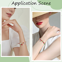 DIY Cherry Bracelet Making Kit&nbsp;DIY-SC0031-17