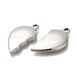 304 Stainless Steel Split Pendants&nbsp;STAS-U031-11P