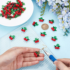 40Pcs Handmade Lampwork Pendants&nbsp;LAMP-ME0001-22