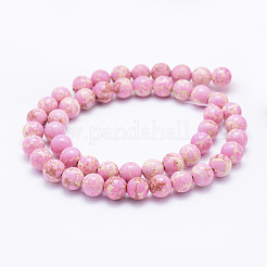 Synthetic Imperial Jasper Beads Strands&nbsp;G-F531-4mm-H01