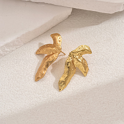Exaggerated Vintage 201 Stainless Steel Stud Earrings&nbsp;XZ9929-1