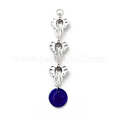 3 Elephants Pendant Decorations&nbsp;X1-HJEW-H058-02