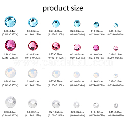Glass Rhinestone Flat Back Cabochons&nbsp;RGLA-YW0001-A04