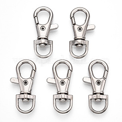 Alloy Swivel Lobster Claw Clasps&nbsp;PALLOY-T088-01P