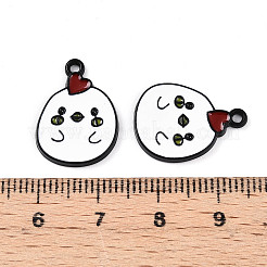 Spray Painted Alloy Enamel Pendants&nbsp;LS-ENAM-T020-30-RS