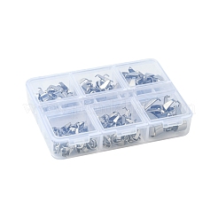 189Pcs 201 Stainless Steel Snap on Bails&nbsp;STAS-FS0001-73
