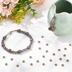 300Pcs Tibetan Style Alloy Beads Daisy Spacer Beads&nbsp;TIBEB-PH0005-05AB