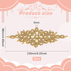Rhombus Iron on Rhinestone Appliques&nbsp;DIY-WH0304-975A