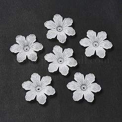 Transparent Acrylic Bead Caps&nbsp;MACR-J122-04