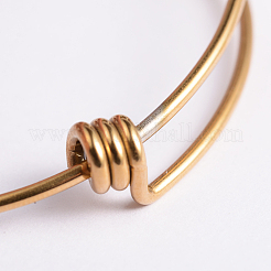 Adjustable Ion Plating(IP) 304 Stainless Steel Expandable Bangle Making&nbsp;STAS-D071G