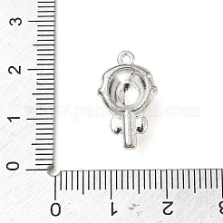 Alloy Enamel Pendants&nbsp;AL-CBA1CD4-01B-P