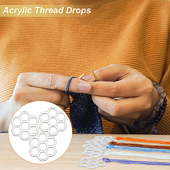 30Pcs Acrylic Thread Winding Boards&nbsp;AJEW-GA0007-88