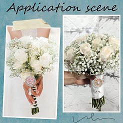 DIY Blank Dome & Angel Alloy Wedding Bouquet Charm Making Kit&nbsp;DIY-SC0025-10