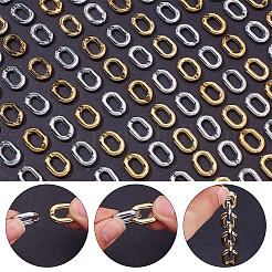 160Pcs 2 Colors Acrylic Quick Link Connectors&nbsp;PACR-SP0001-11A