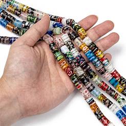 Column Handmade Millefiori Glass Beads&nbsp;LK-R004-12