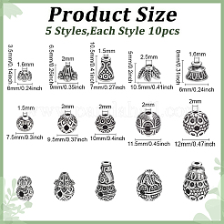 Tibetan Style Alloy 3 Hole Guru Beads&nbsp;TIBEB-ME0001-04