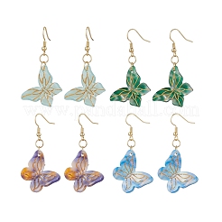 4Pair Brass Dangle Earrings&nbsp;EJEW-JE06348