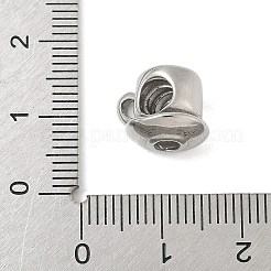 304 Stainless Steel European Beads&nbsp;STAS-S183-07P