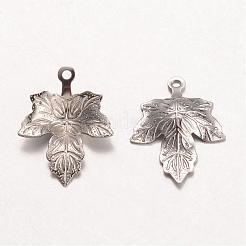Tarnish Resistant Autumn Theme 316 Surgical Stainless Steel Pendants&nbsp;X-STAS-K096-28P