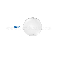 Handmade Two Holes Blown Glass Globe Beads&nbsp;BLOW-TA0001-01B