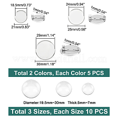 DIY Blank Dome Brooch Making Kit&nbsp;DIY-UN0004-73