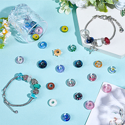 30Pcs Handmade Lampwork European Beads&nbsp;LAMP-SC0001-74