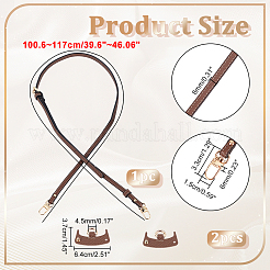 Adjustable Cowhide Bag Handles&nbsp;PURS-WH0005-65LG