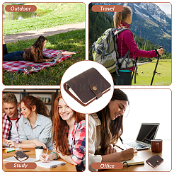 Leather Binder Notebook&nbsp;AJEW-WH20018-374B
