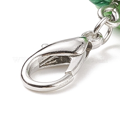 3D Resin Apple Pendant Decorations&nbsp;HJEW-JM00722-01