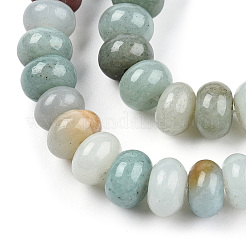 Natural Flower Amazonite Bead Strands&nbsp;G-R408-5x8-04