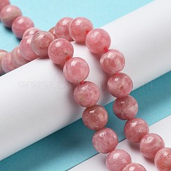 Natural Argentina Rhodochrosite Beads Strands&nbsp;G-L554-03A-01