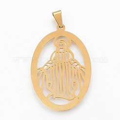 304 Stainless Steel Big Pendants&nbsp;STAS-F165-48G