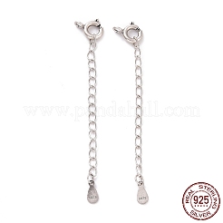925 Sterling Silver Chain Extenders&nbsp;STER-D036-32AS