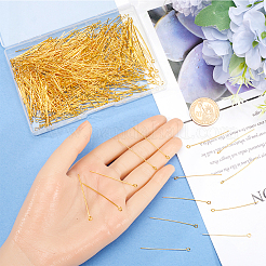 600Pcs Brass Eye Pin&nbsp;KK-SP0001-69C-G