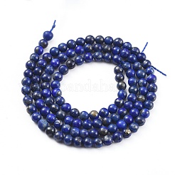 Natural Lapis Lazuli Beads Strands&nbsp;X-G-F662-04-3mm