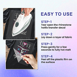 Glass Hotfix Rhinestone&nbsp;DIY-WH0303-902