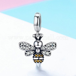 Thailand 925 Sterling Silver European Dangle Charms&nbsp;STER-FF0007-013AS