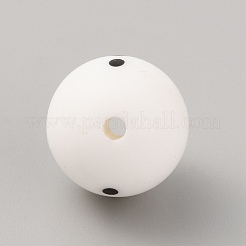 Christmas Theme Food Grade Eco-Friendly Silicone Beads&nbsp;LS-SIL-WH0006-16H
