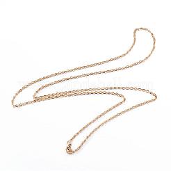 304 Stainless Steel Cable Chain Necklaces&nbsp;NJEW-P147-07