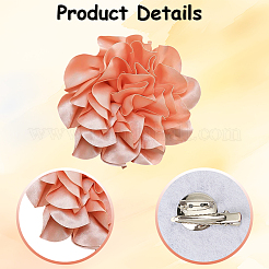 1Pc Polyester Brooches&nbsp;JEWB-CN0001-07E