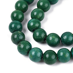 Synthetic Turquoise Round Beads Strands&nbsp;TURQ-T004-14A