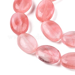 Cherry Quartz Glass Beads Strands&nbsp;G-M206-35